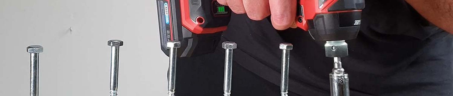 Test af slagskruemaskiner Test af slagskruemaskiner